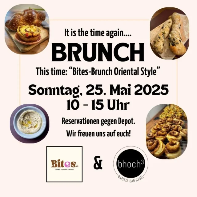 Next Brunch date is up! ✌️😉😍

Nein nein... kein Schreibfehler.
Auf Grund all der Feiertage macht auch unser beliebter Sonntags-Brunch ein wenig Ferien 😇

Aber dann Ende Mai ist es endlich wieder soweit!!! 🎉🎉🎉
Dann heisst es von 10 bis 15 Uhr "Bites-Brunch Oriental Style" in Kooperation mit @bites_ch

Es gibt viele verschiedene Leckereien und eine wundervolle Auswahl an süssen und salzigen Leckereien auf deinem Teller 😍

Also schnell eine Nachricht schreiben und deinen Platz reservieren per Depot sichern bevor sie alle wieder weg sind. Denn die Plätze füllen sich bereits jetzt 😁

Wir freuen uns auf euch! 

#barista #baristabar #baristabarbasel #baristacoffee #specialtycoffee #sunday #brunch #brunchtime #sundaybrunch #deliciousfood #allvegan #brunchbasel #baselvegan #veganinbasel